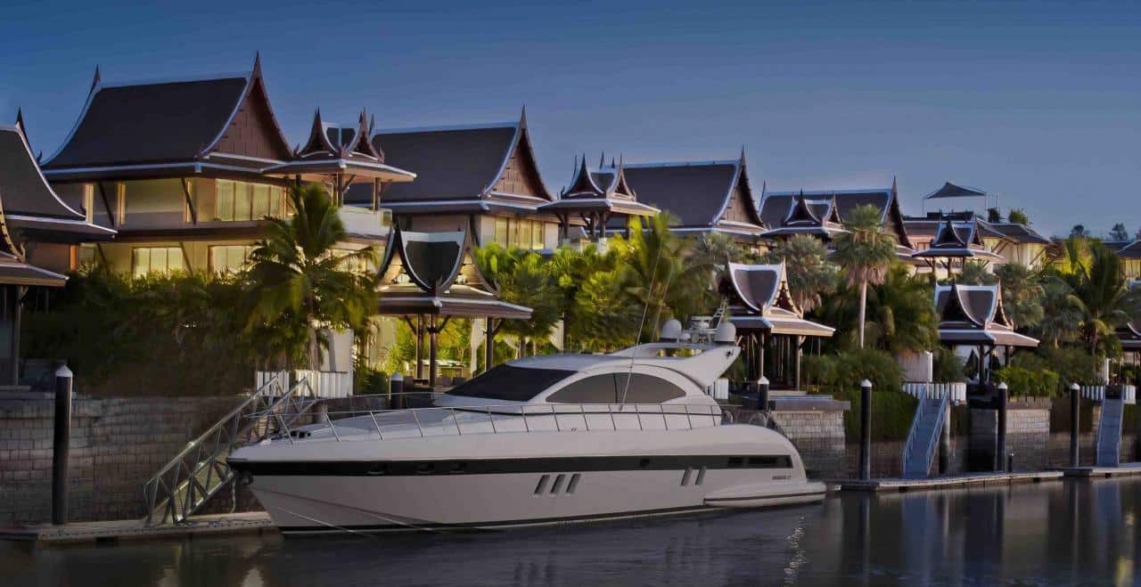 Royal villas at Royal Phuket Marina