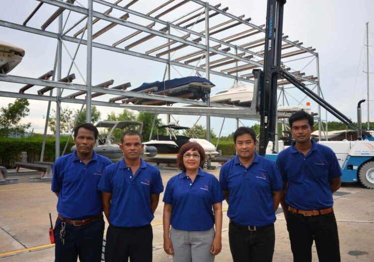 Royal Phuket Marina expand with new Dry Stack and latest lift technology from the USA.