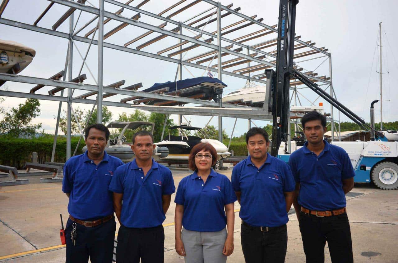 Royal Phuket Marina expand with new Dry Stack and latest lift technology from the USA.