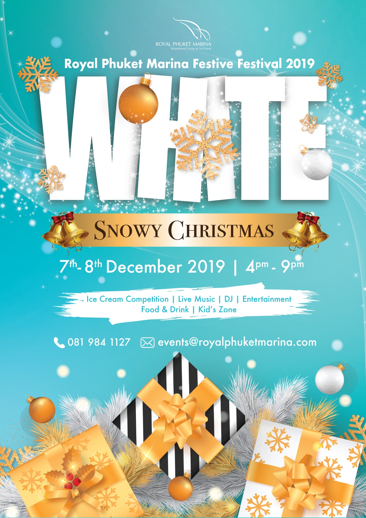 Snowy White Christmas Market 2019.12.07 Poster