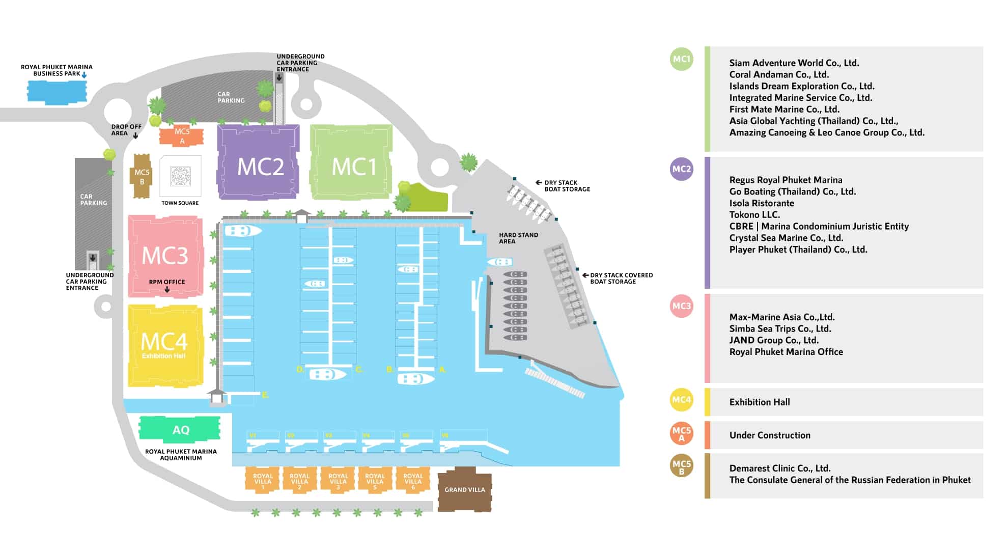 Royal Phuket Marina Master Plan Layout